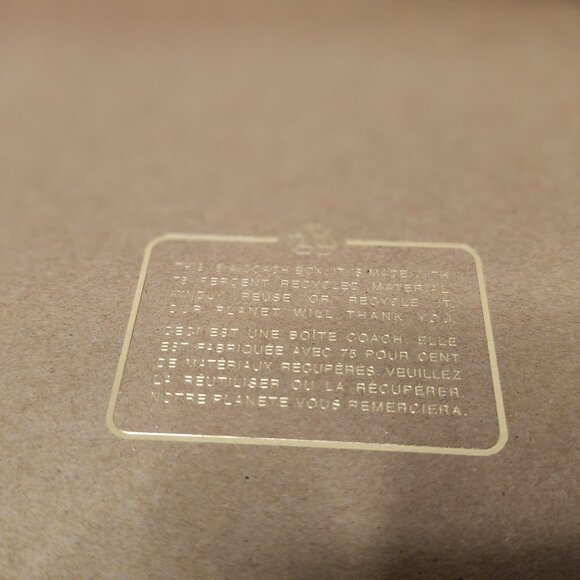 COACH Dog Pet Collar Large New Boxed KHAKI SADDLE CH154 20” - Picture 8 of 10